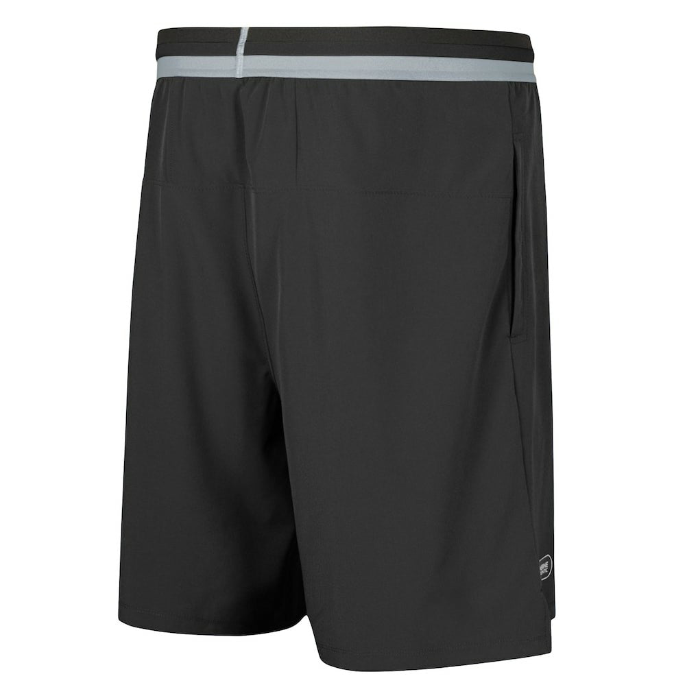 Las Vegas Raiders Cool Down Tri-Color Elastic Training Shorts Black - NFL