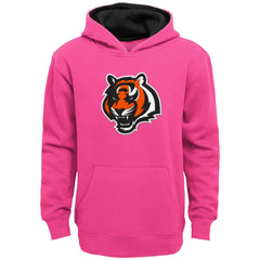Cincinnati Bengals Girls Youth Prime Pullover Hoodie Pink - NFL