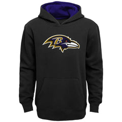 Baltimore Ravens Youth Prime Pullover Hoodie Black - NFL