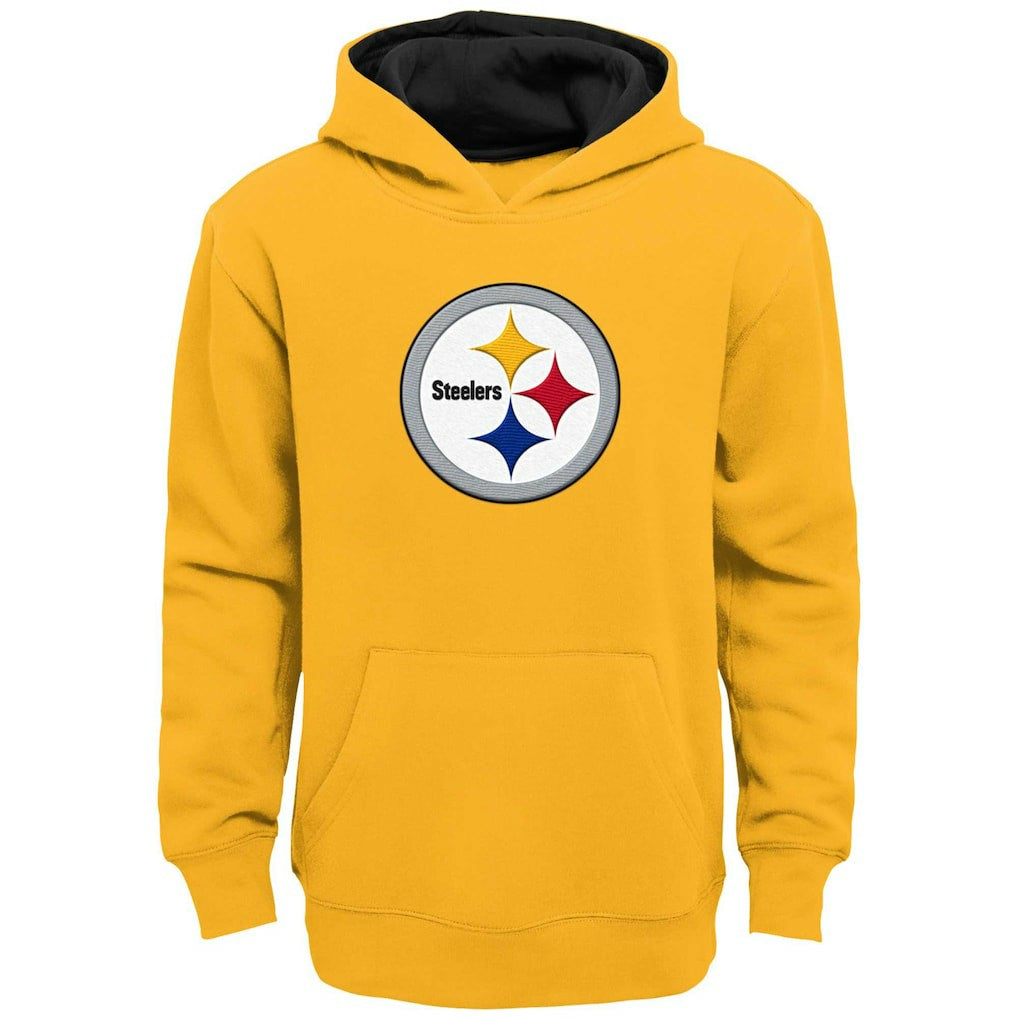 Pittsburgh Steelers Youth Prime Pullover Hoodie Gold - NFL