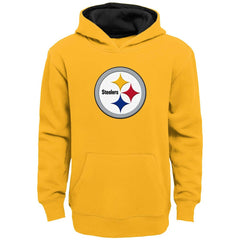 Pittsburgh Steelers Youth Prime Pullover Hoodie Gold - NFL