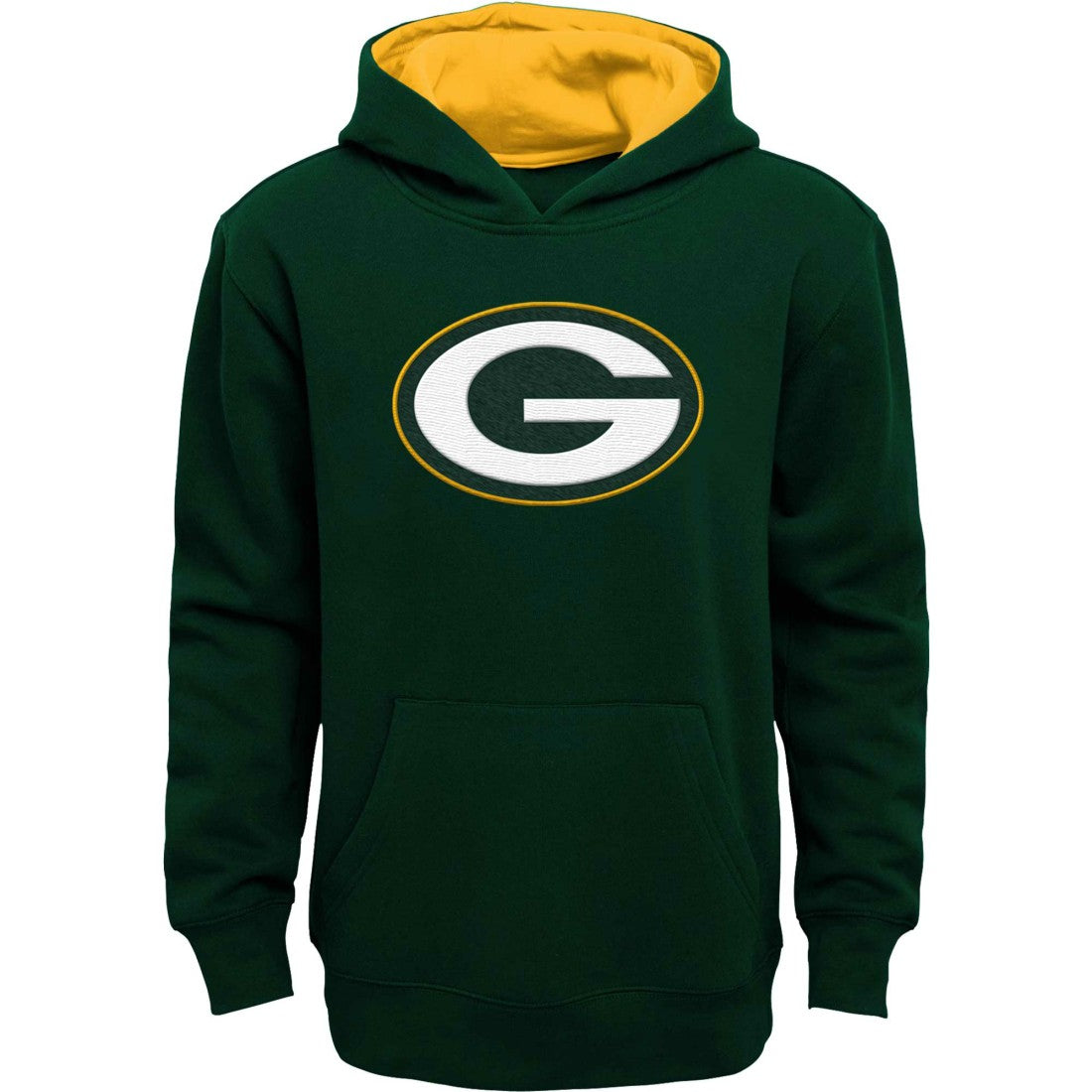 Green Bay Packers Youth Prime Pullover Hoodie Green - NFL