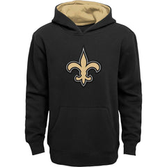 New Orleans Saints Youth Prime Pullover Hoodie Black - NFL