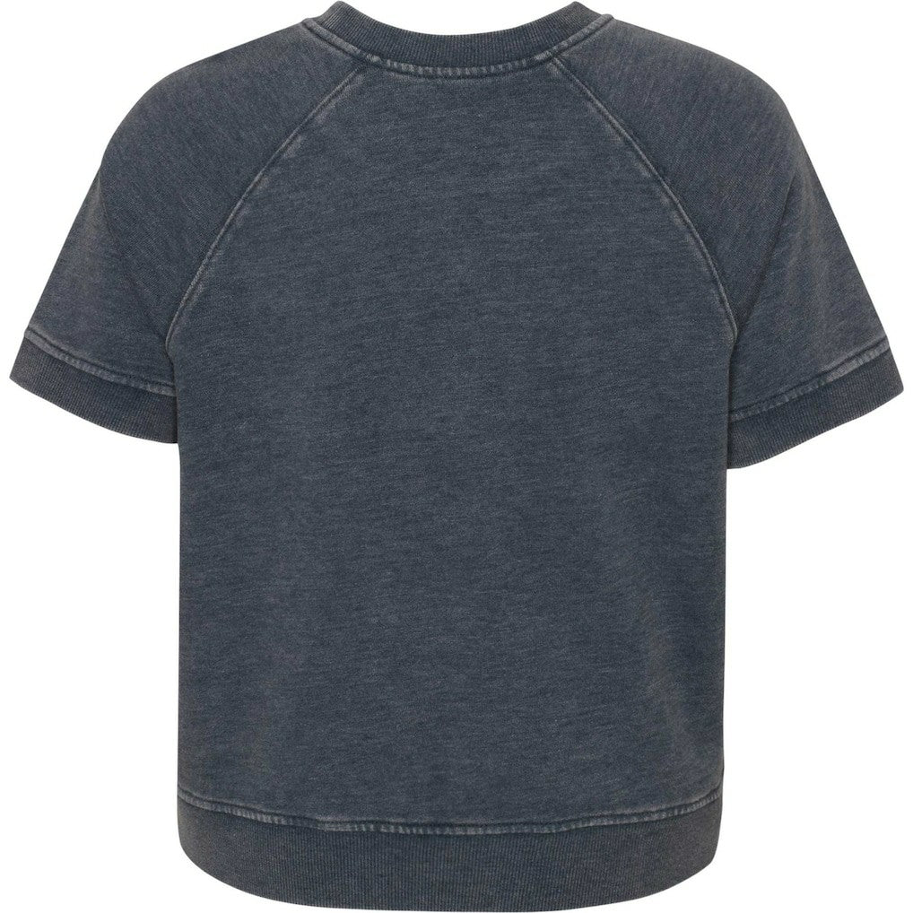 Kansas City Chiefs Girls Juniors Cheer Squad Raglan T-Shirt Heather Charcoal - NFL