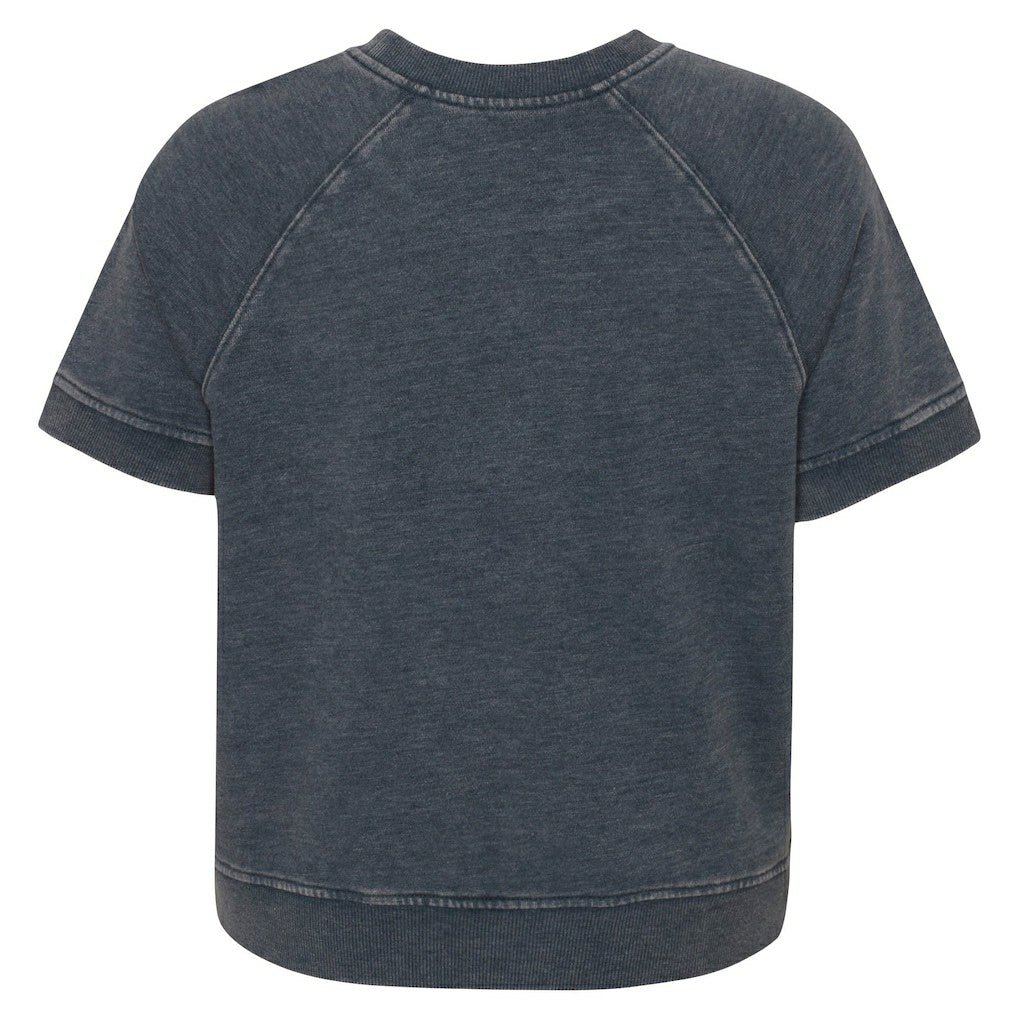 Los Angeles Rams Girls Juniors Cheer Squad Raglan T-Shirt Heather Charcoal - NFL