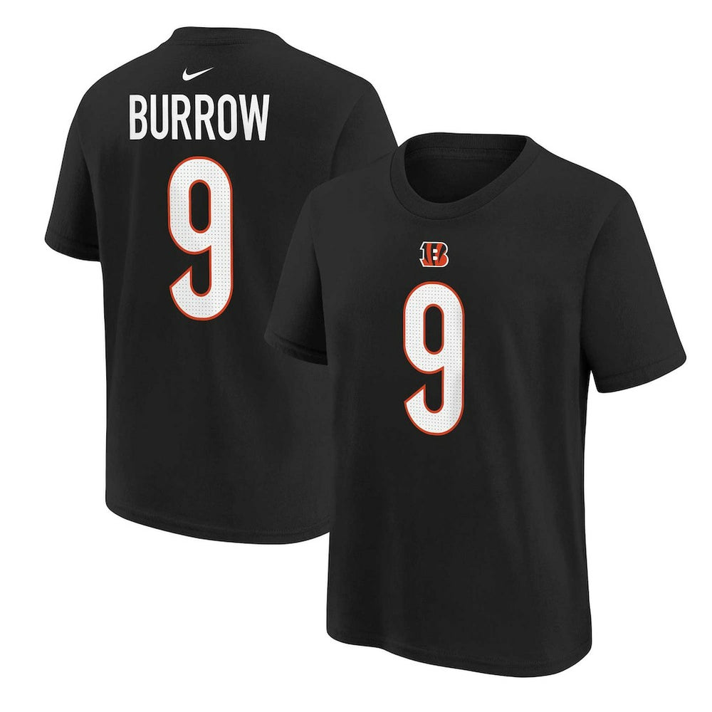 Joe Burrow Cincinnati Bengals Youth Player Name & Number T-Shirt Black - Nike