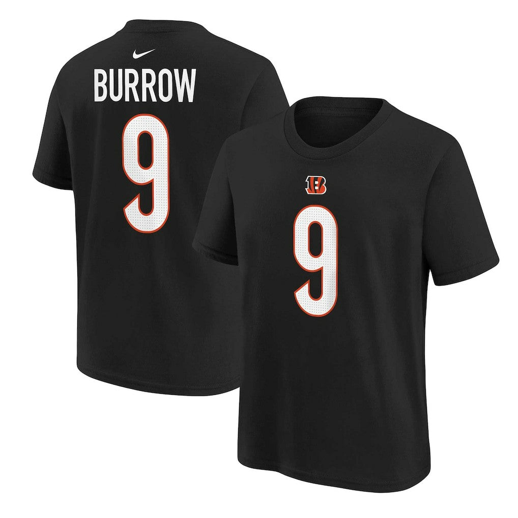 Joe Burrow Cincinnati Bengals Youth Player Name & Number T-Shirt Black - Nike