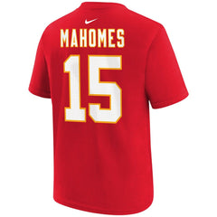 Patrick Mahomes Kansas City Chiefs Youth Player Name & Number T-Shirt Red - Nike