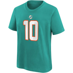 Tyreek Hill Miami Dolphins Youth Player Name & Number T-Shirt Aqua - Nike