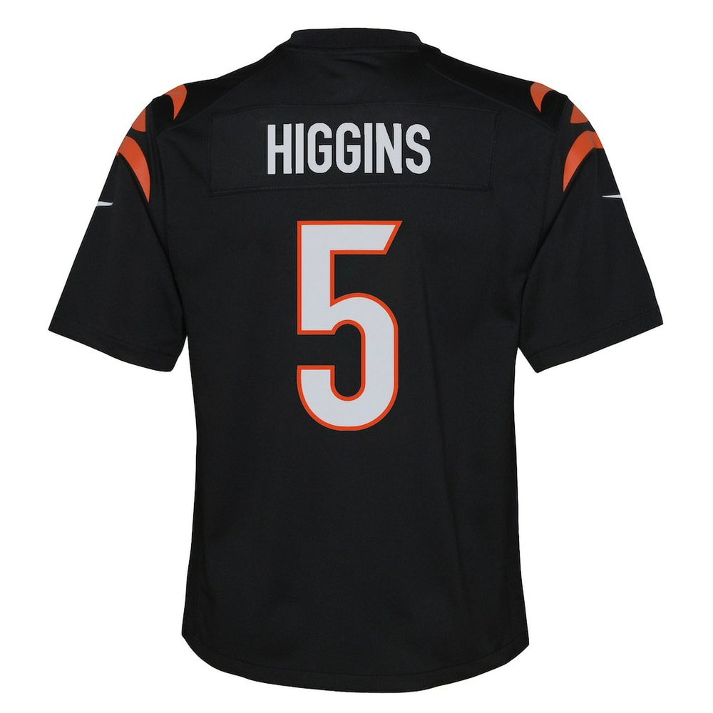Tee Higgins Cincinnati Bengals Youth Game Jersey Black - Nike