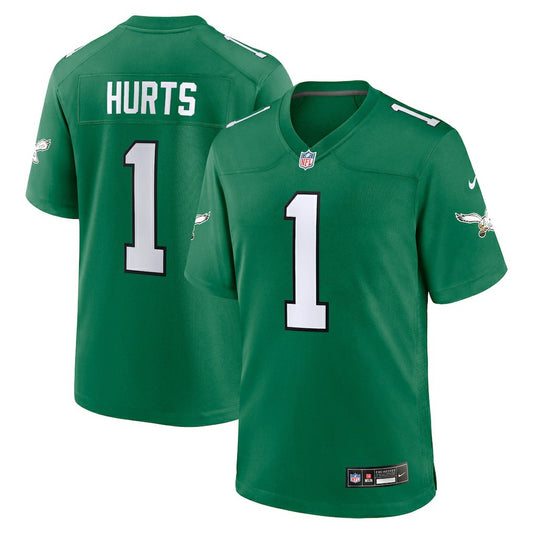 Jalen Hurts Philadelphia Eagles Youth Game Jersey - Kelly Green | NFL Jerseys