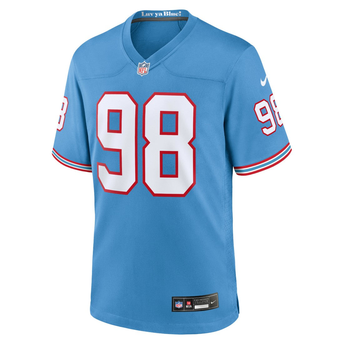 Jeffery Simmons Tennessee Titans Youth Game Jersey Light Blue - Nike