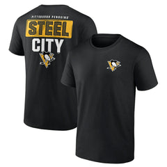 Pittsburgh Penguins Territorial T-Shirt Black