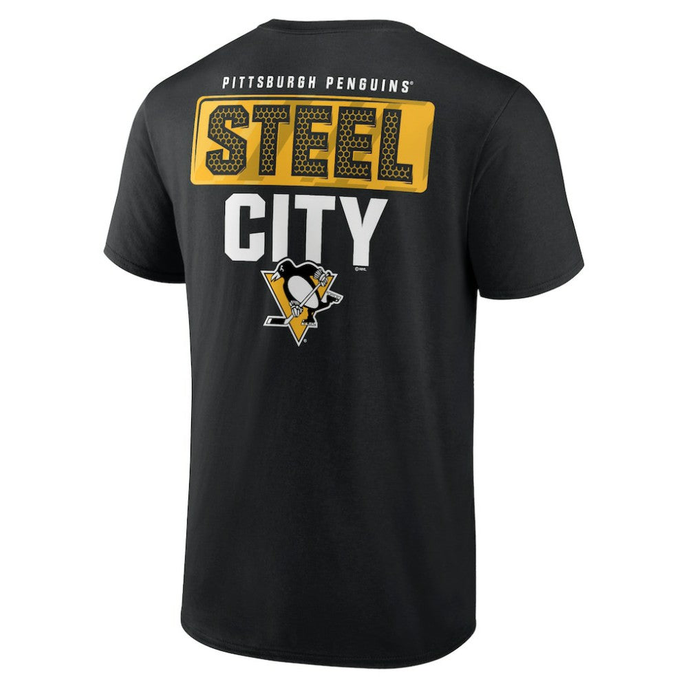 Pittsburgh Penguins Territorial T-Shirt Black