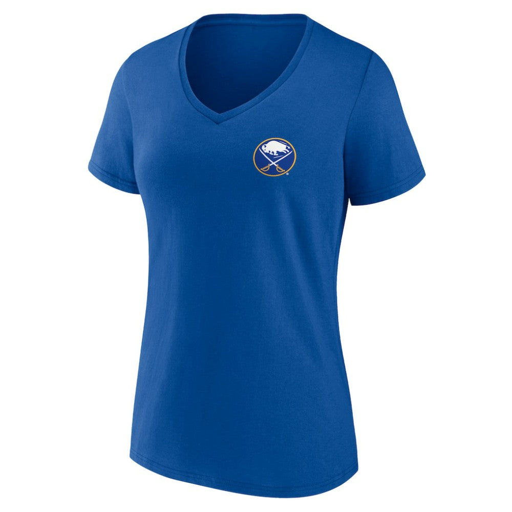 Buffalo Sabres - Women's Territorial V-Neck T-Shirt Royal