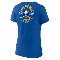 Buffalo Sabres - Women's Territorial V-Neck T-Shirt Royal