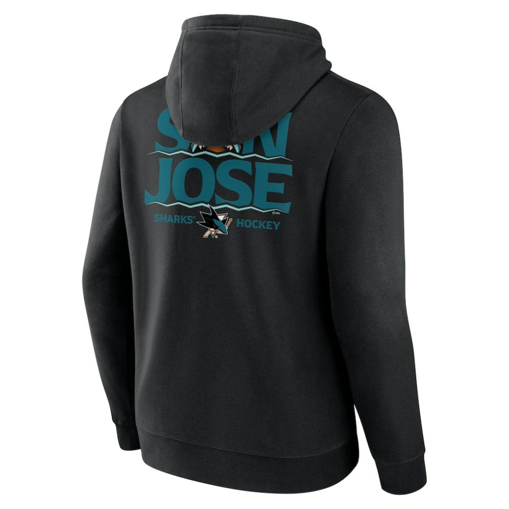San Jose Sharks - Territorial Pullover Hoodie Black