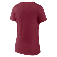 Colorado Avalanche - Women's Proclamation V-Neck T-Shirt Burgundy