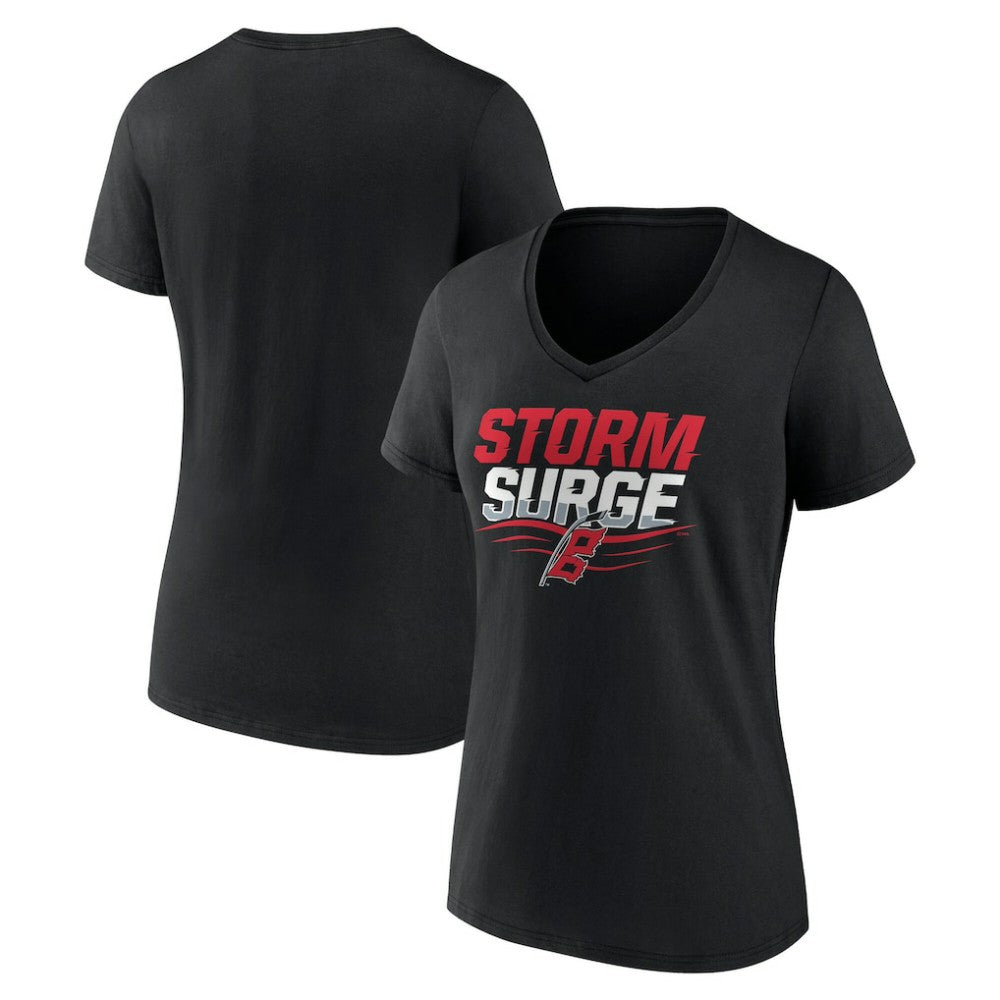 Carolina Hurricanes - Women's Represent V-Neck T-Shirt Black