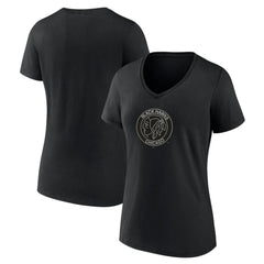 Chicago Blackhawks Women's Alternate Logo V-Neck T-Shirt Black