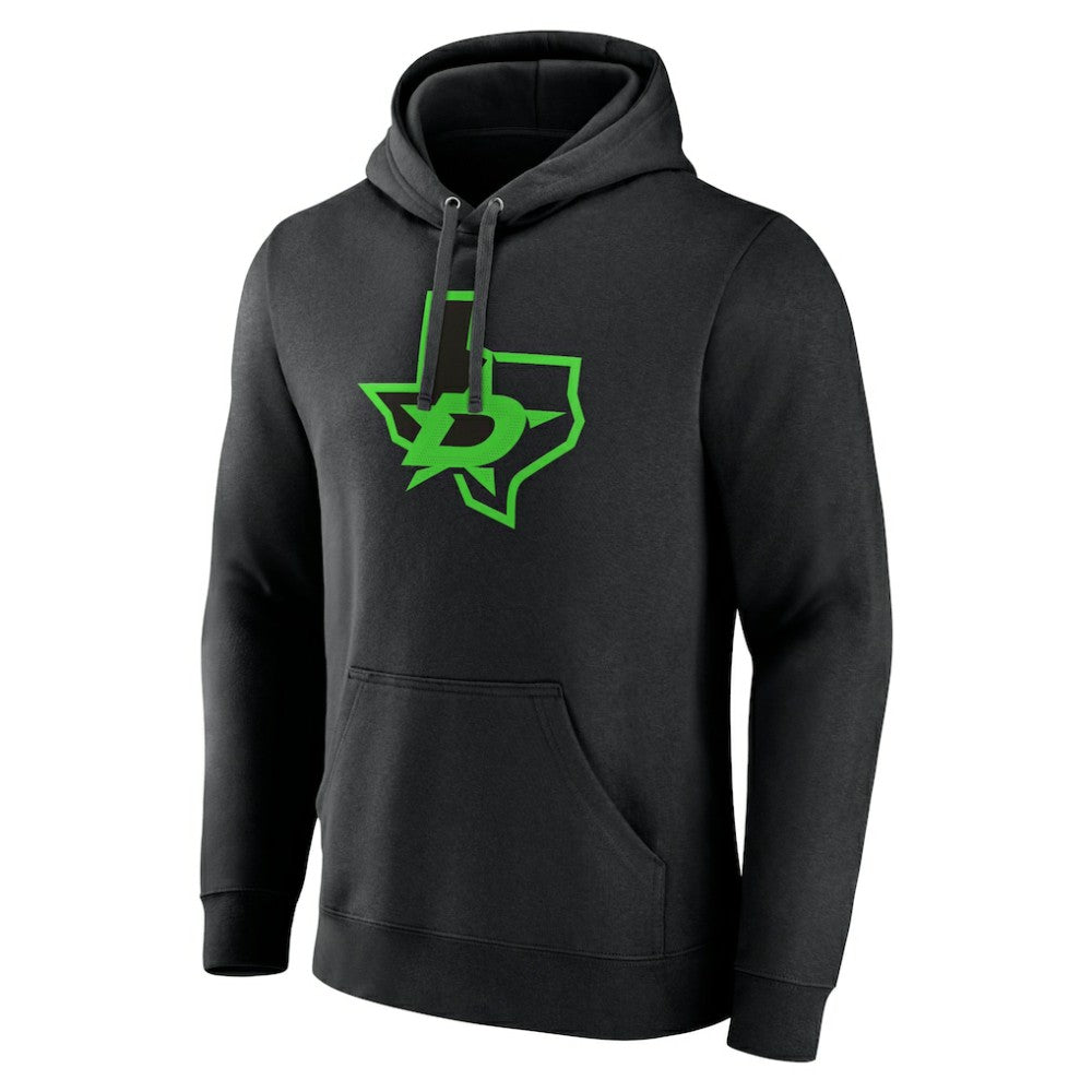 Dallas Stars - Alternate Logo Pullover Hoodie Black