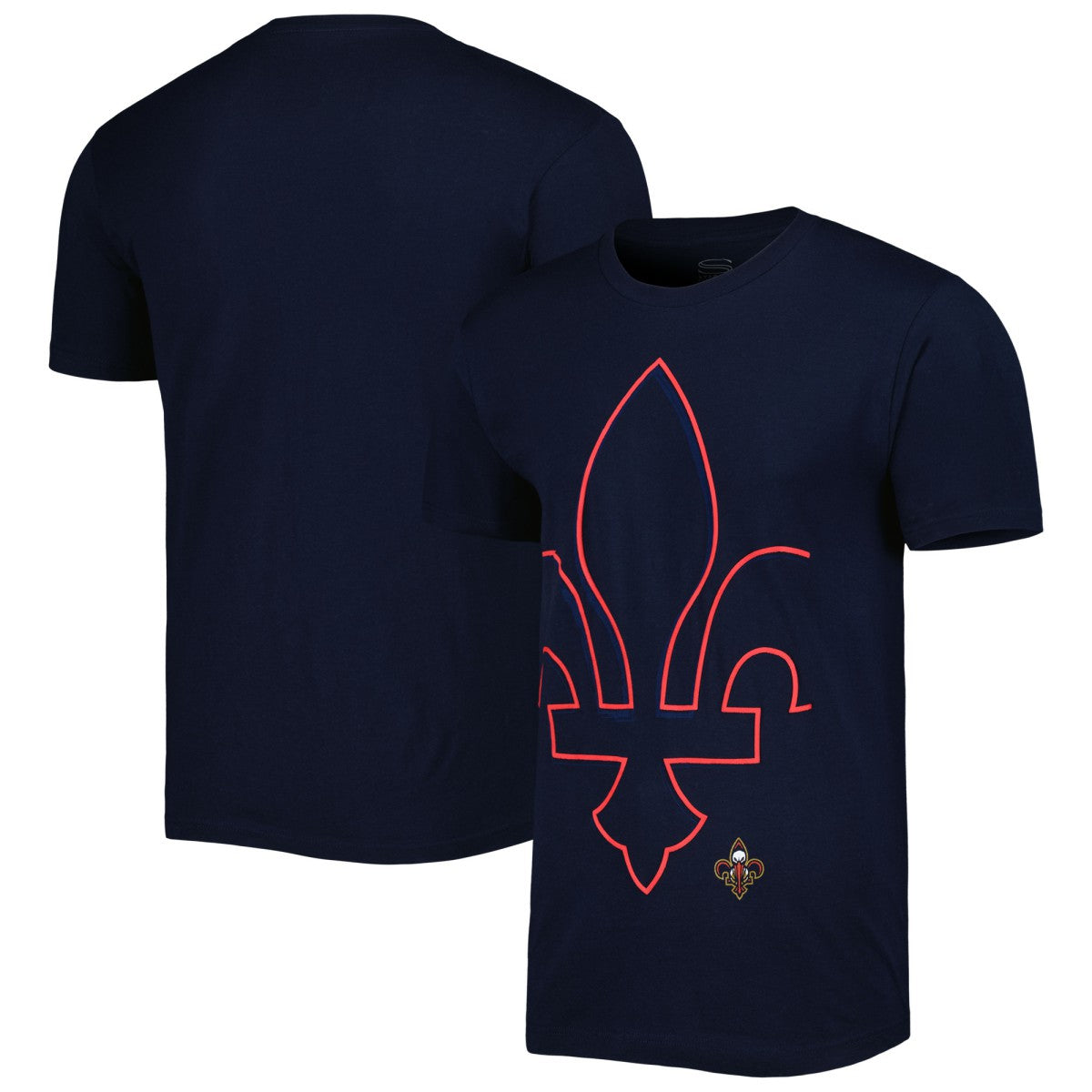 NBA - New Orleans Pelicans Stadium Essentials Unisex Element Logo Pop T-Shirt - Navy