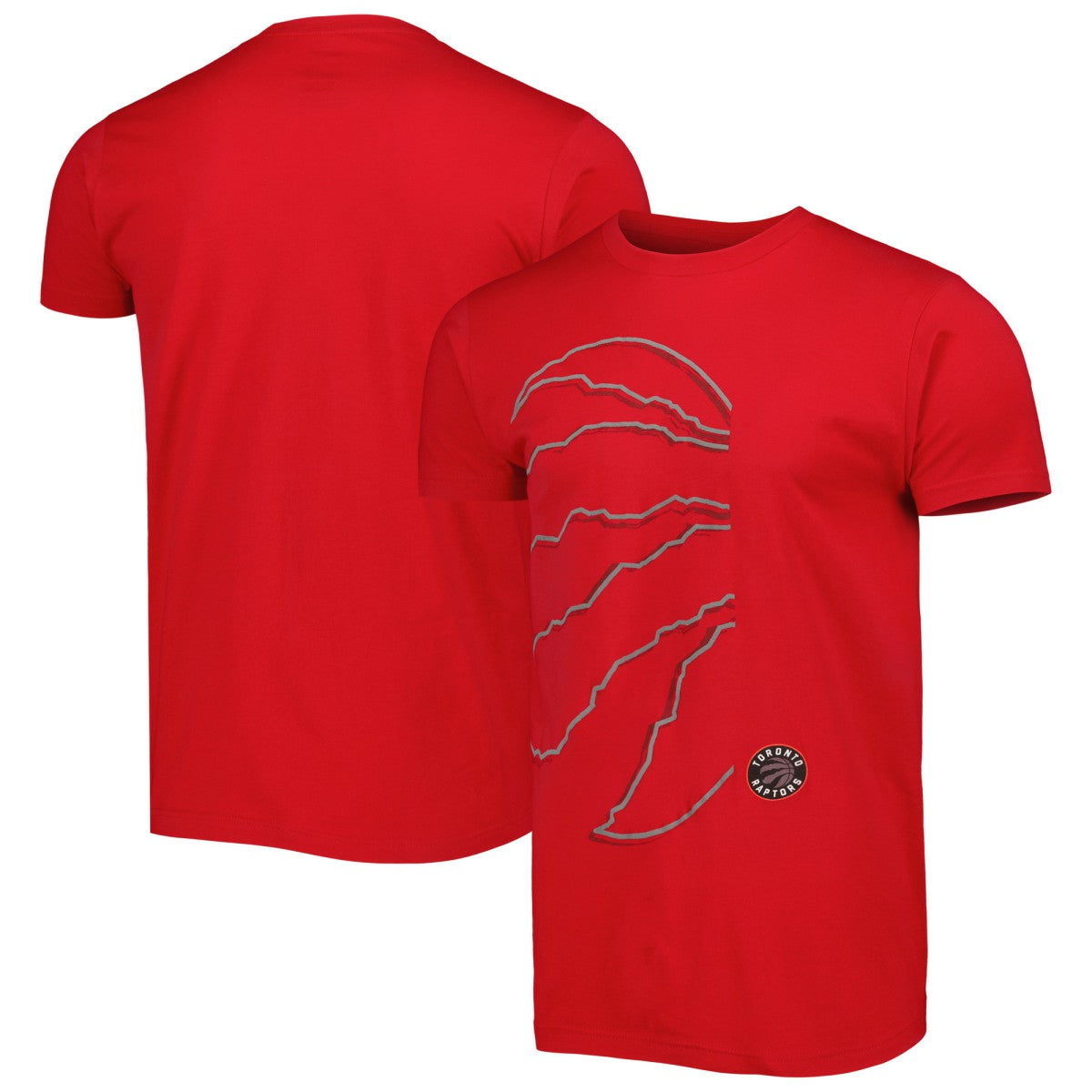 NBA - Toronto Raptors Stadium Essentials Unisex Element Logo Pop T-Shirt - Red