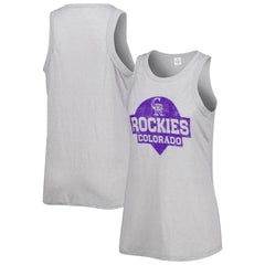 Colorado Rockies Soft as a Grape Women's Tri-Blend Tank Top Near Me