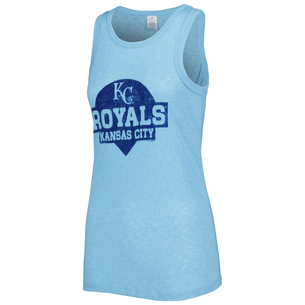 Kansas City Royals Soft as a Grape Women's Tri-Blend Tank Top Near Me
