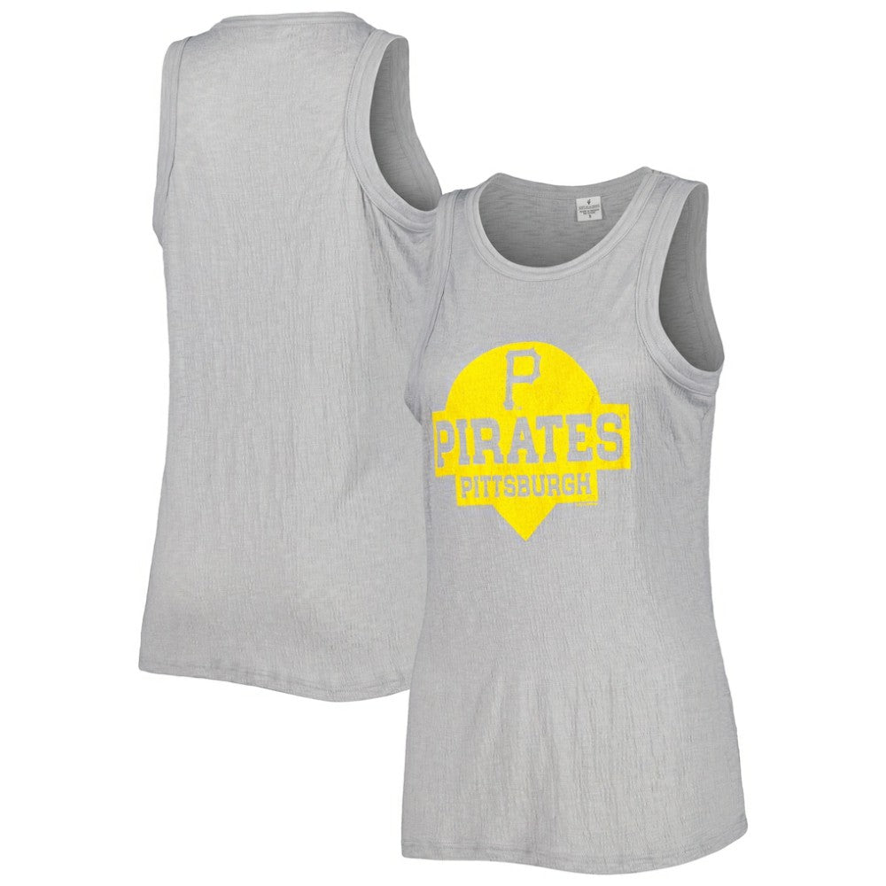 Pittsburgh Pirates Soft as a Grape Women's Tri-Blend Tank Top On Sale