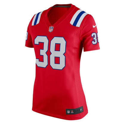 Rhamondre Stevenson New England Patriots Women's Team Game Jersey - Red | NFL Jerseys