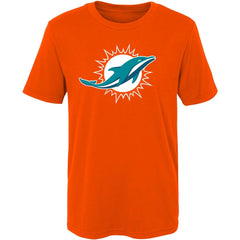 Miami Dolphins Preschool Primary Logo T-Shirt Orange - NFL