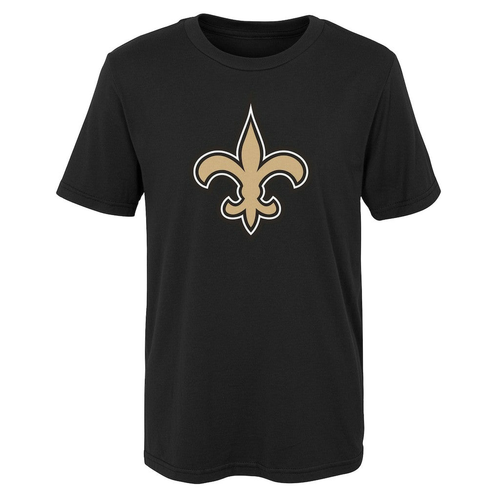 New Orleans Saints Preschool Primary Logo T-Shirt Black - NFL
