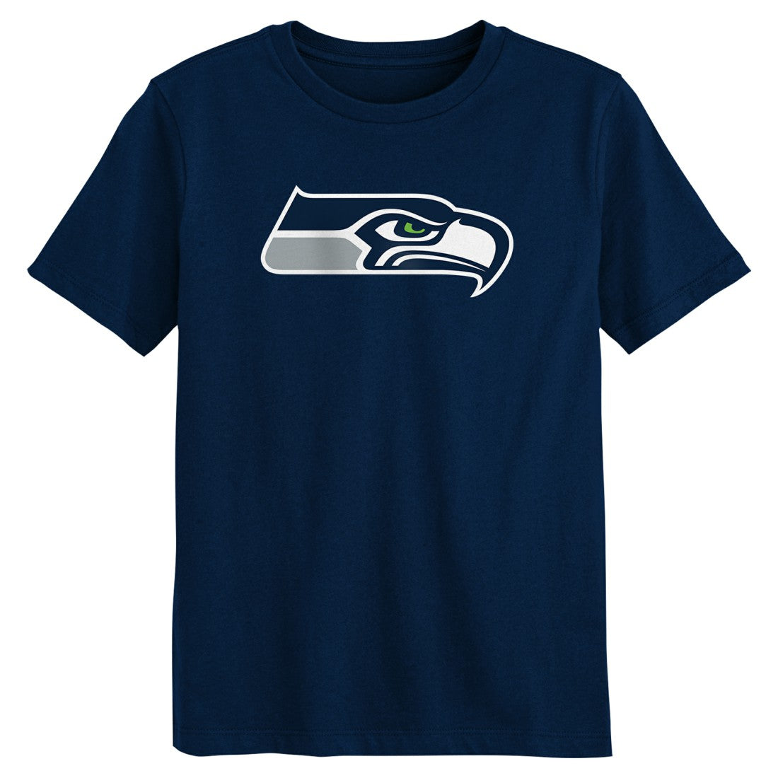 Seattle Seahawks Preschool Primary Logo T-Shirt College Navy - NFL