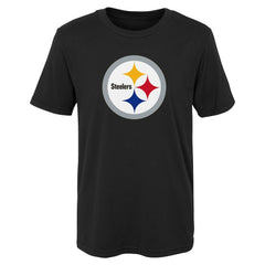 Pittsburgh Steelers Preschool Primary Logo T-Shirt Black - NFL