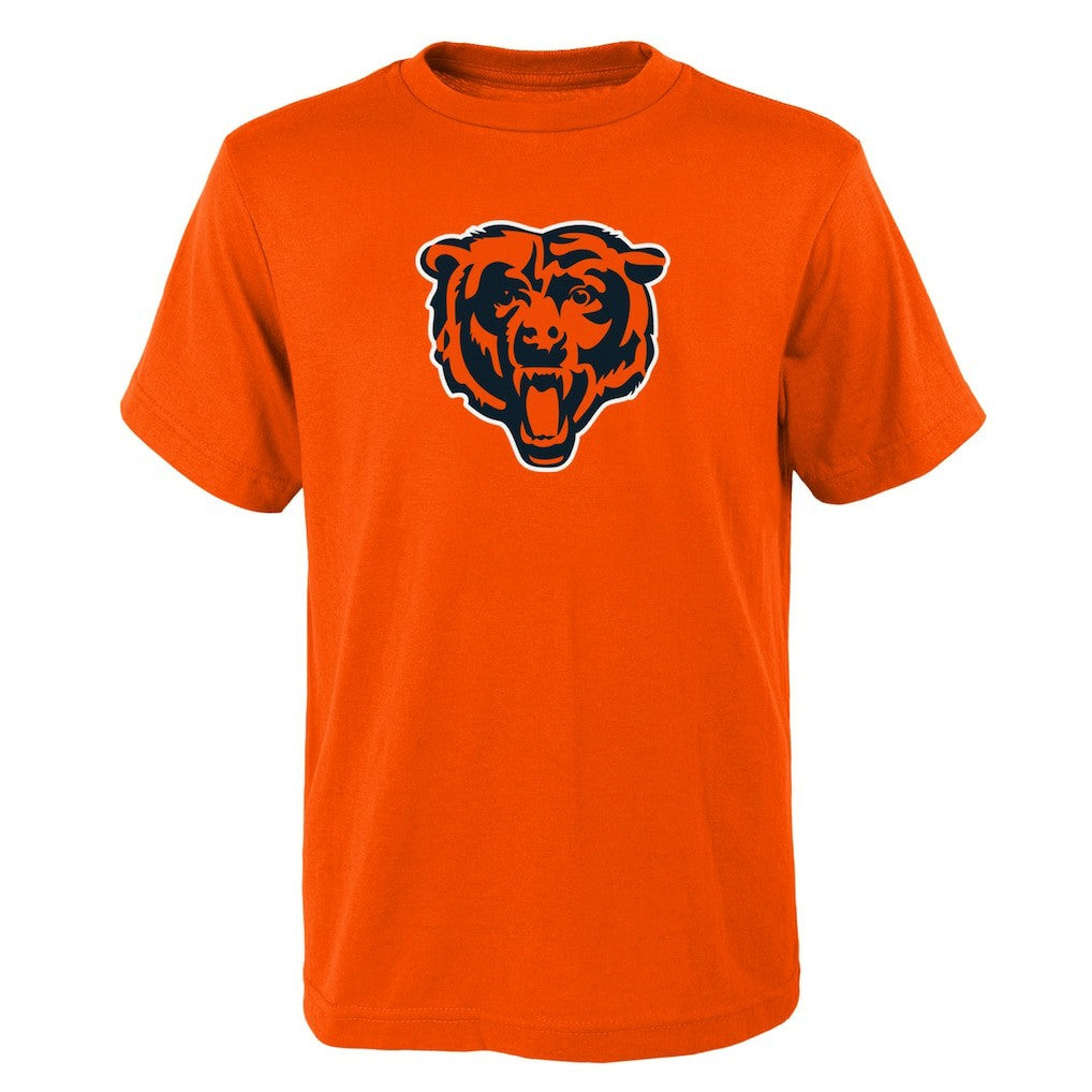 Chicago Bears Outerstuff Youth Primary Logo T-Shirt Orange - NFL