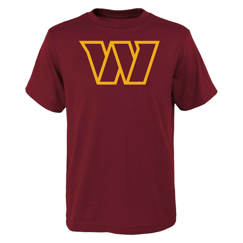 Washington Commanders Outerstuff Youth Primary Logo T-Shirt Burgundy - NFL