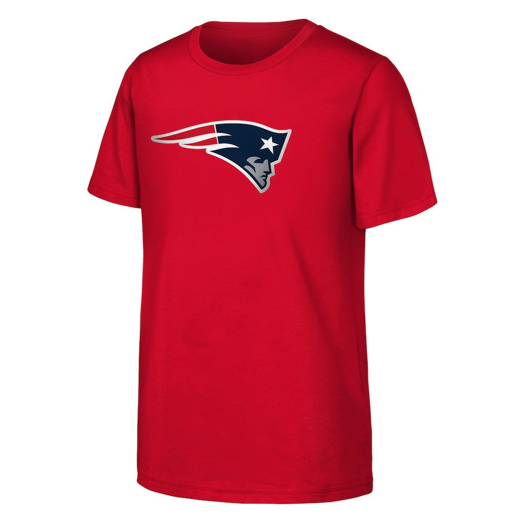 New England Patriots Outerstuff Youth Primary Logo T-Shirt Red - NFL