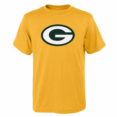 Green Bay Packers Outerstuff Youth Primary Logo T-Shirt Gold - NFL