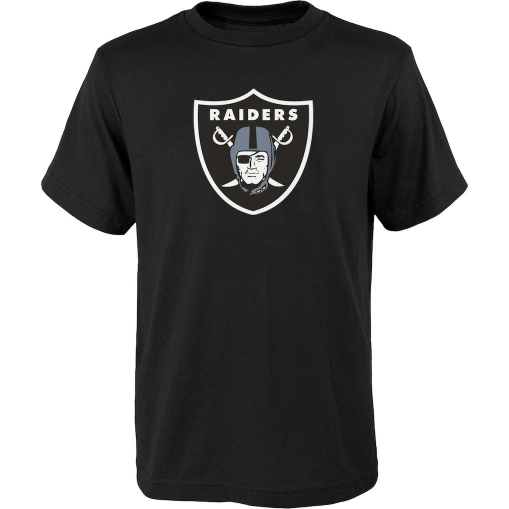 Las Vegas Raiders Outerstuff Youth Primary Logo T-Shirt Black - NFL