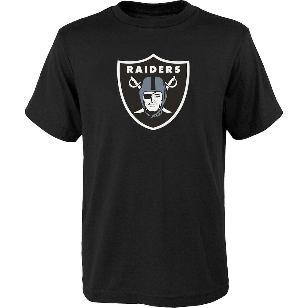 Las Vegas Raiders Outerstuff Youth Primary Logo T-Shirt Black - NFL
