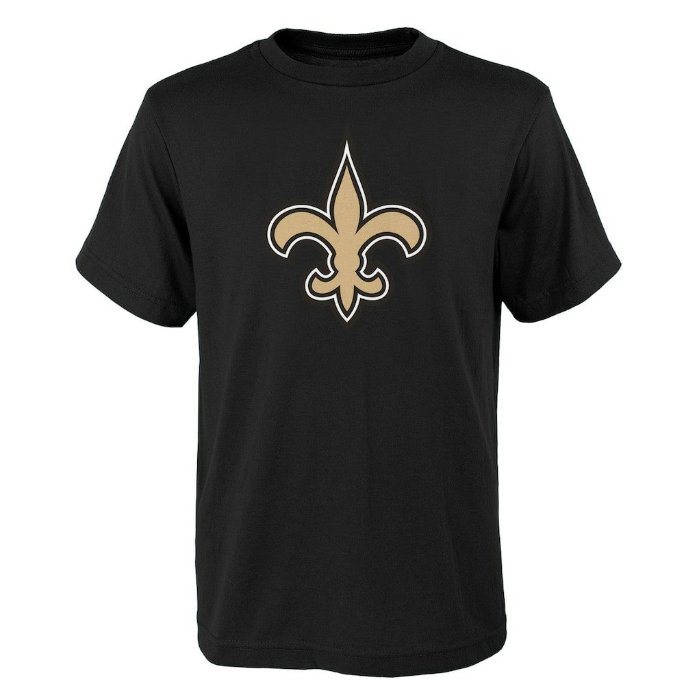 New Orleans Saints Outerstuff Youth Primary Logo T-Shirt Black - NFL