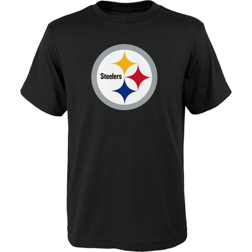 Pittsburgh Steelers Outerstuff Youth Primary Logo T-Shirt Black - NFL