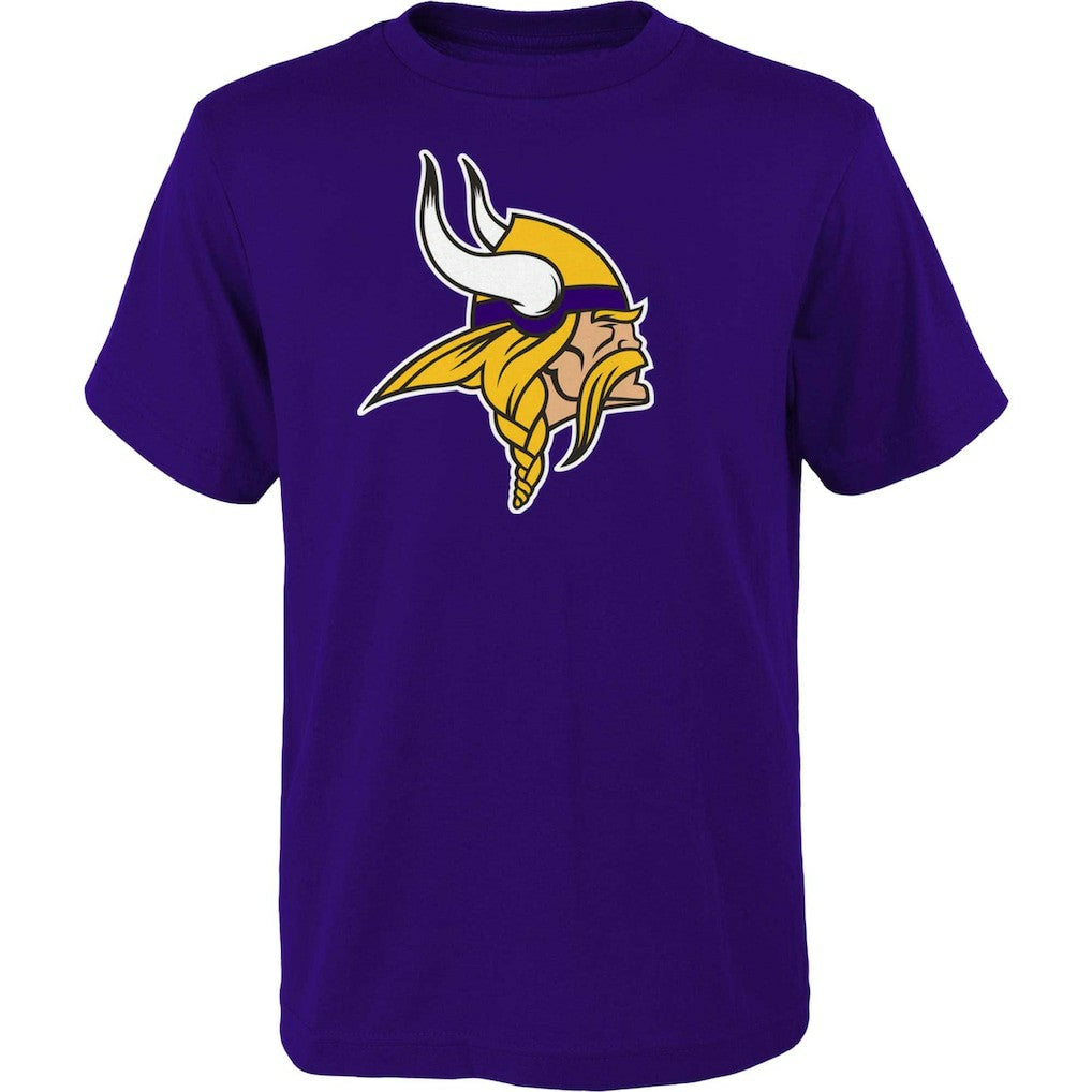 Minnesota Vikings Outerstuff Youth Primary Logo T-Shirt Purple - NFL