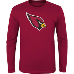 Arizona Cardinals Youth Primary Logo Long Sleeve T-Shirt Cardinal - NFL