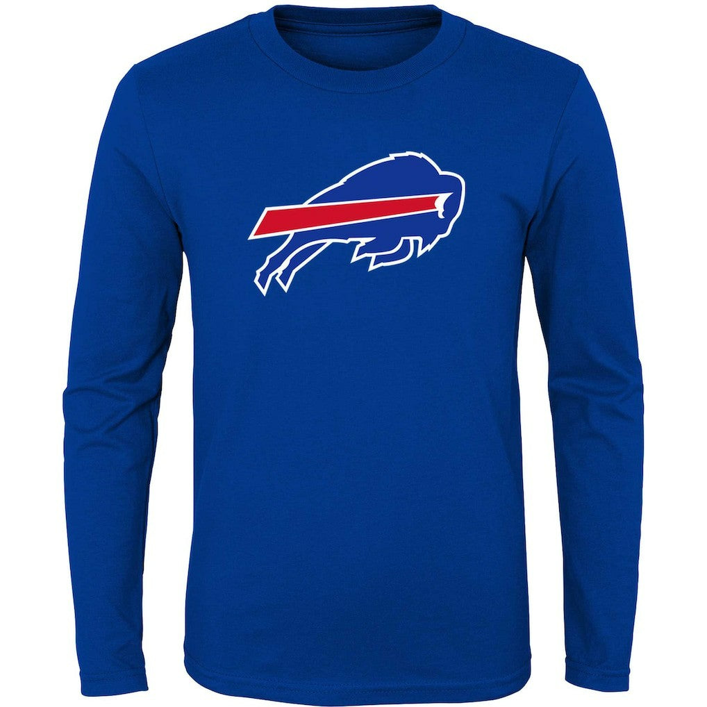 Buffalo Bills Youth Primary Logo Long Sleeve T-Shirt Royal - NFL