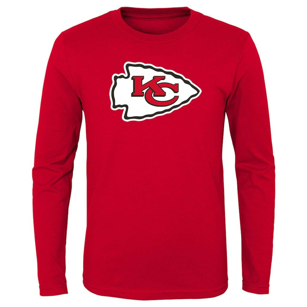Kansas City Chiefs Preschool Primary Logo Long Sleeve T-Shirt Red - NFL