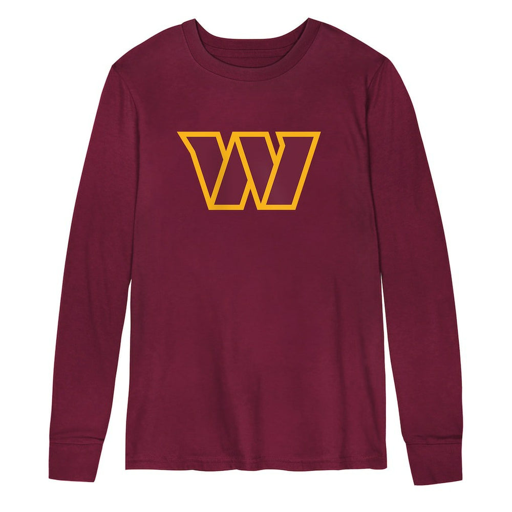 Washington Commanders Preschool Primary Logo Long Sleeve T-Shirt Burgundy - NFL