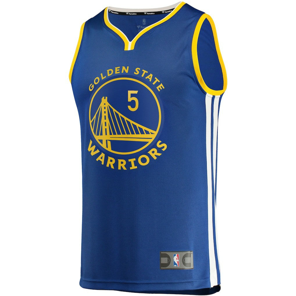 Fanatics - Kevon Looney Golden State Warriors Fast Break Replica Jersey - Icon Editi- Blue