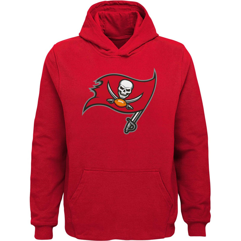 Tampa Bay Buccaneers Youth Team Logo Pullover Hoodie Red - NFL